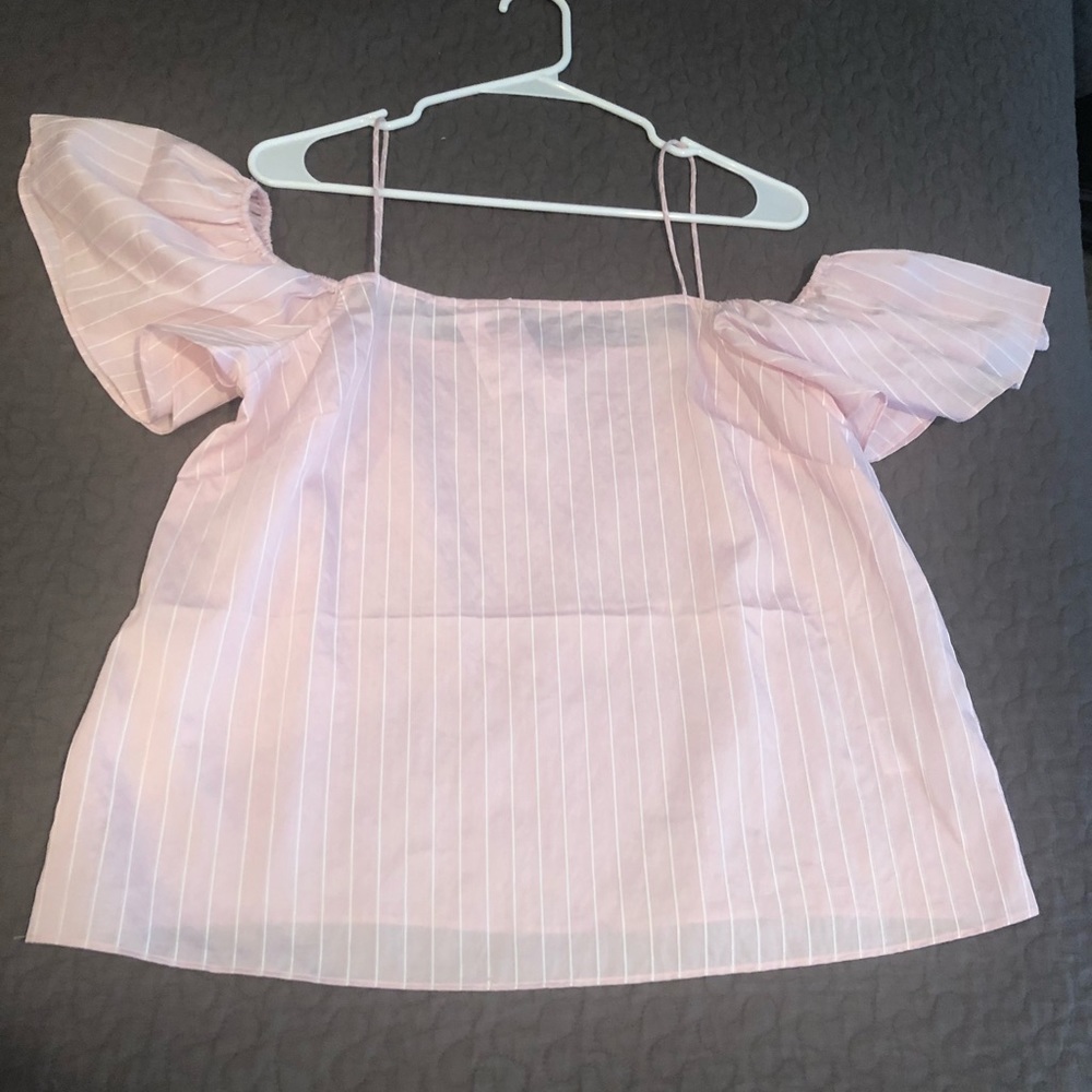 Pink Off the Shoulder Top